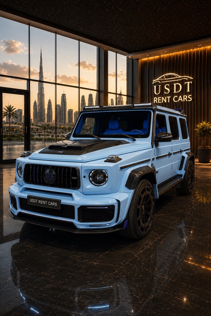 Mercedes-AMG G900 Brabus au showroom USDT Rent Car