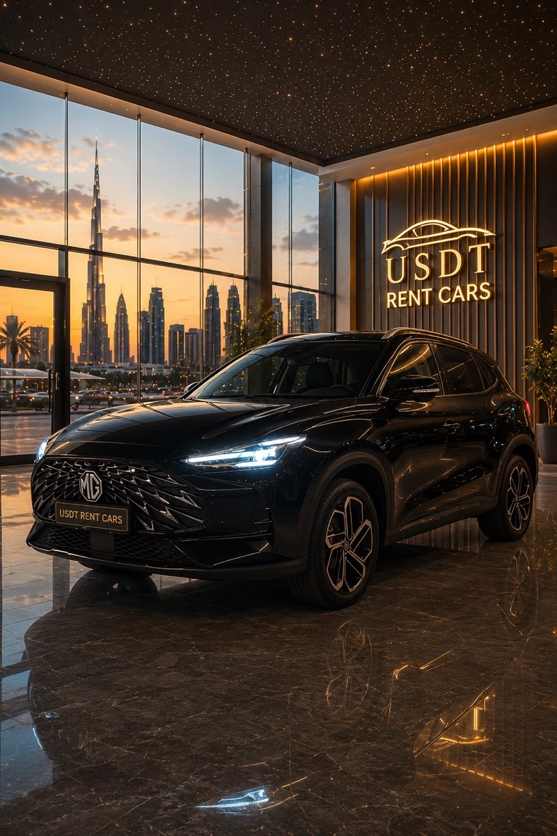 MG ONE au showroom USDT Rent Car de Dubaï